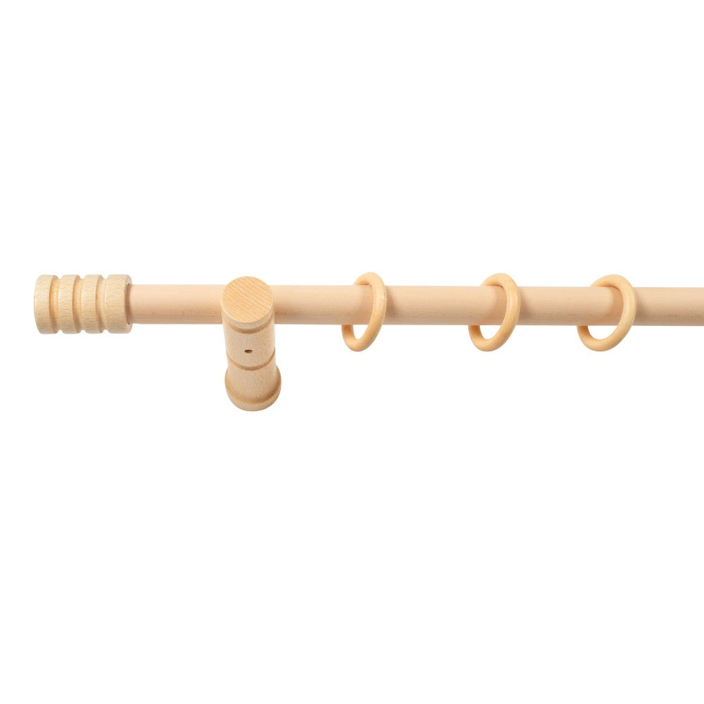 Galerie simpla lemn masiv Pisa, consola moderna, nuanta natur, 400 cm - KIT COMPLET