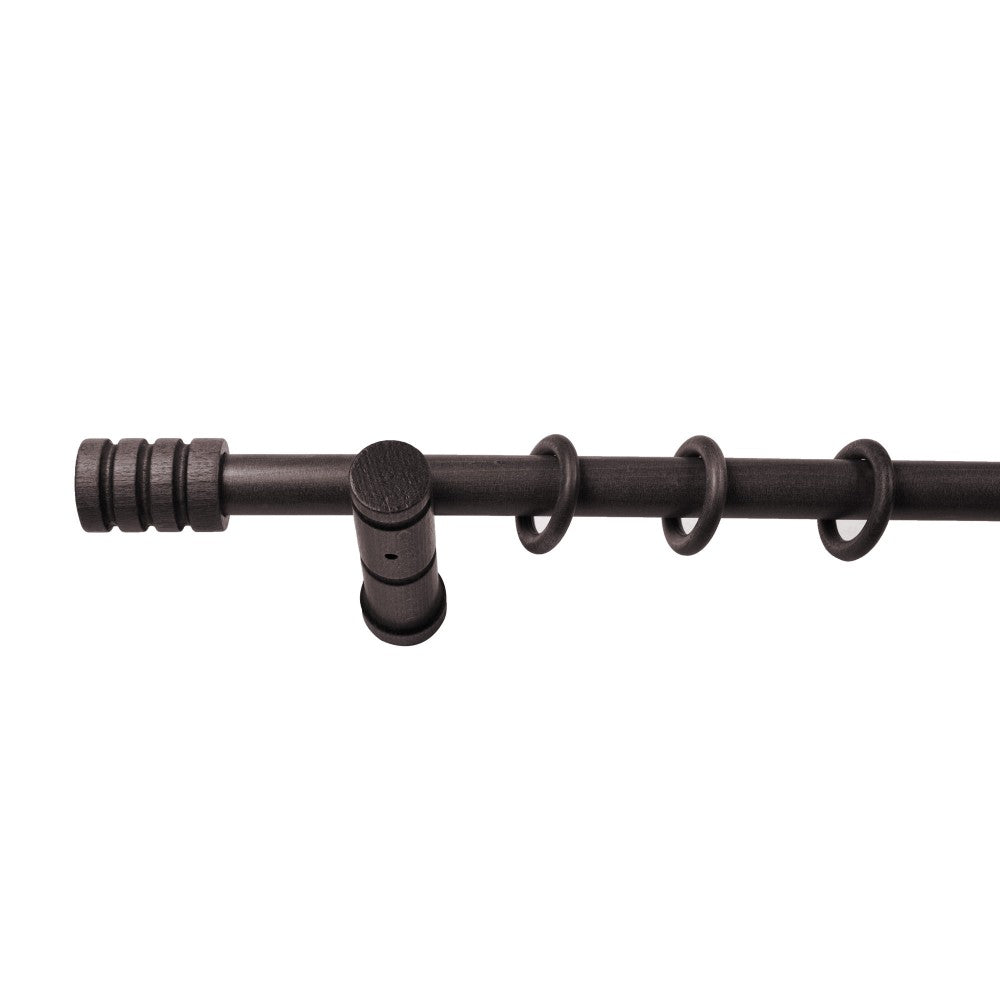 Galerie simpla lemn masiv Pisa, consola moderna, nuanta wenge, 120 cm - KIT COMPLET
