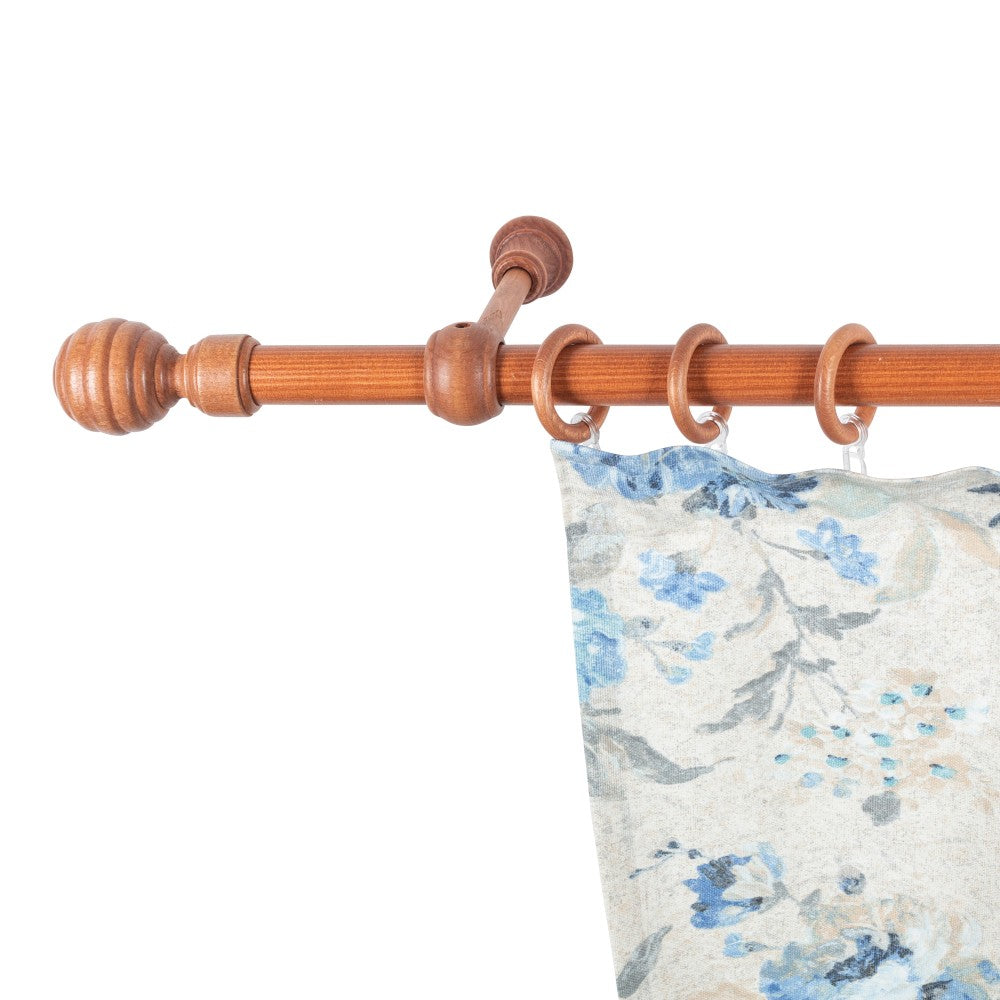 Galerie simpla lemn masiv Regal, consola standard, nuanta cires, 300 cm - KIT COMPLET