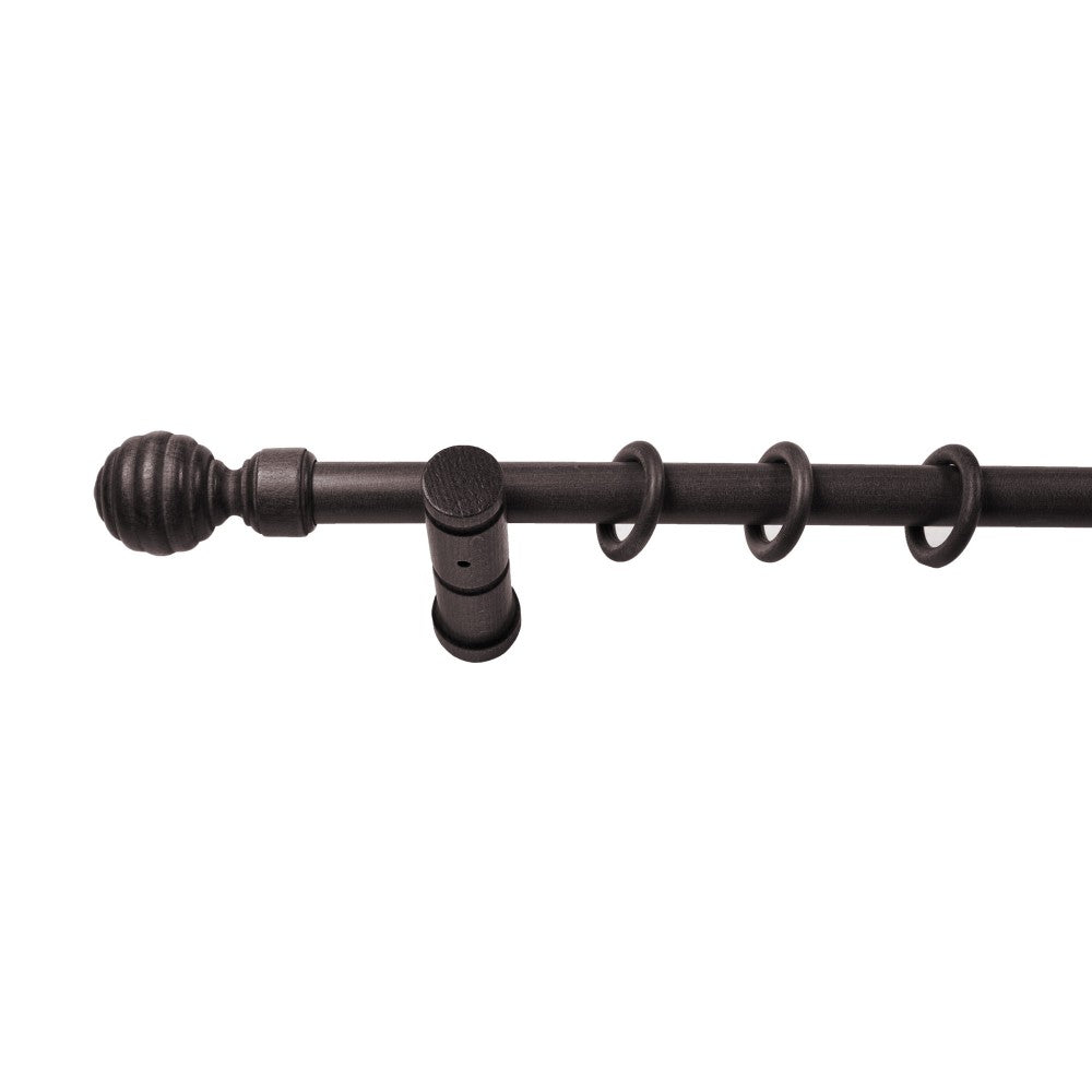 Galerie simpla lemn masiv Regal, consola moderna, nuanta wenge, 320 cm - KIT COMPLET