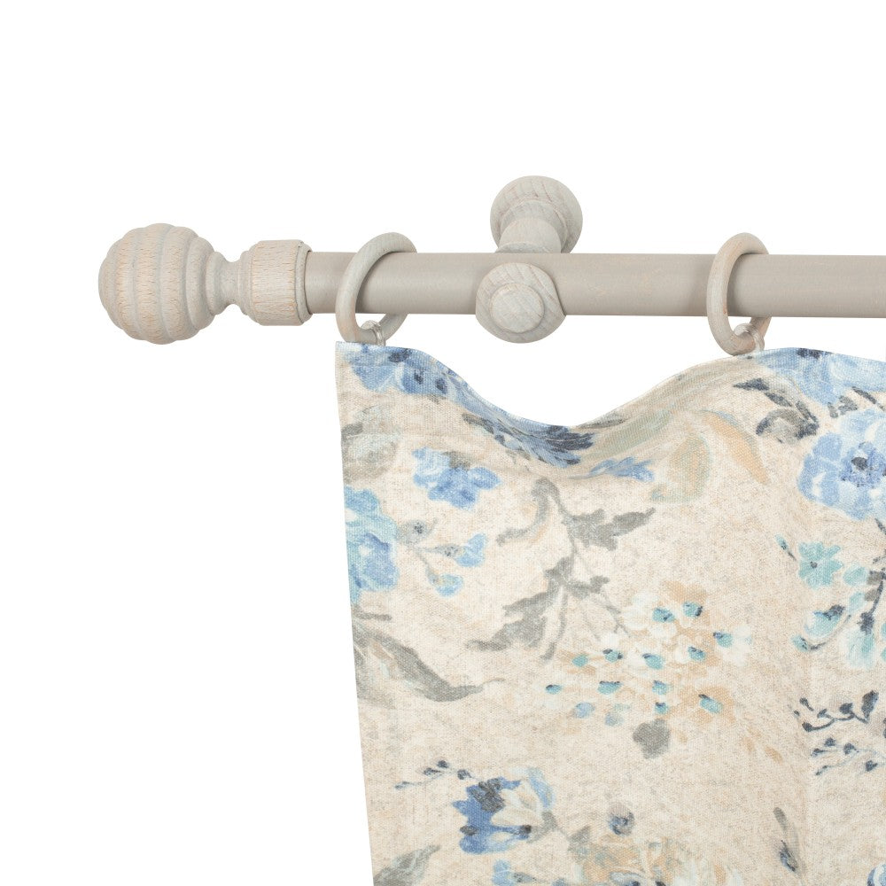 Galerie simpla lemn masiv Regal, consola clasica, nuanta gri-antic, 200 cm - KIT COMPLET