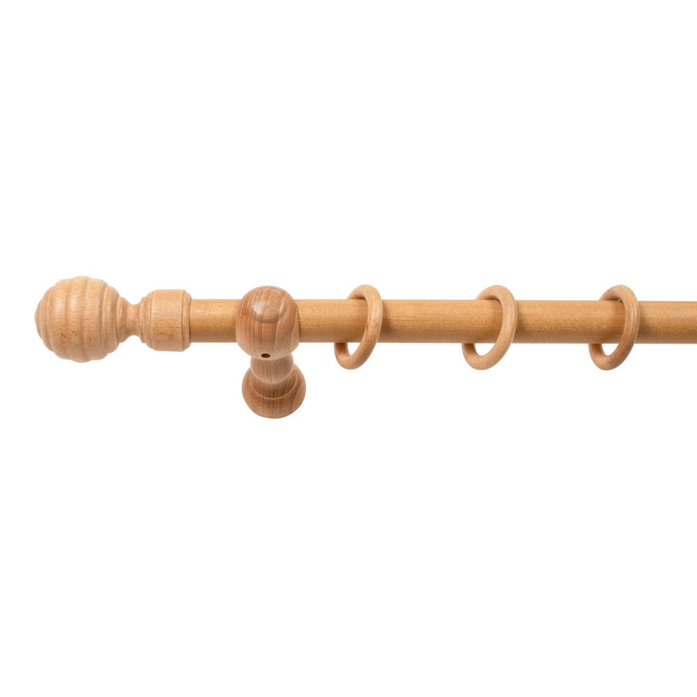Galerie simpla lemn masiv Regal, consola clasica, nuanta stejar, 180 cm - KIT COMPLET