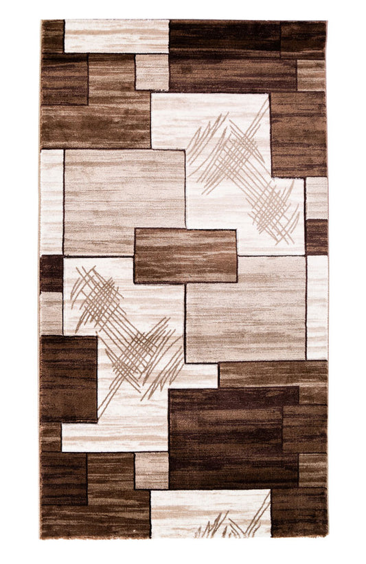 Covor POIANA Geometrium Sepia