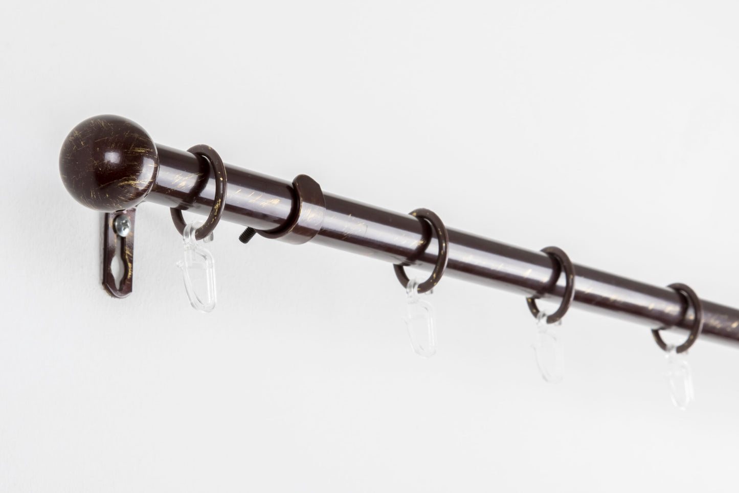 Kit galerie extensibilă Mira Negru-Auriu 110-200 cm