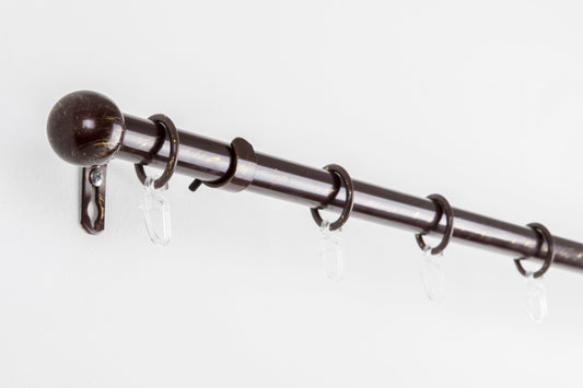 Kit galerie extensibilă Mira Negru-Auriu 160-300 cm