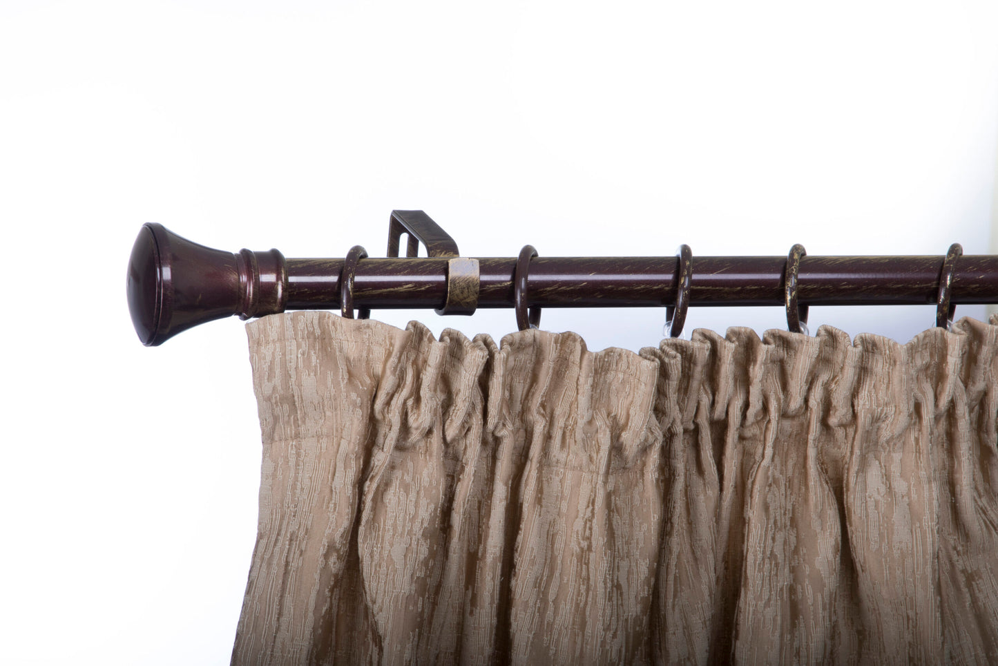 Kit galerie extensibilă Tiara Alb-Auriu 120-220 cm