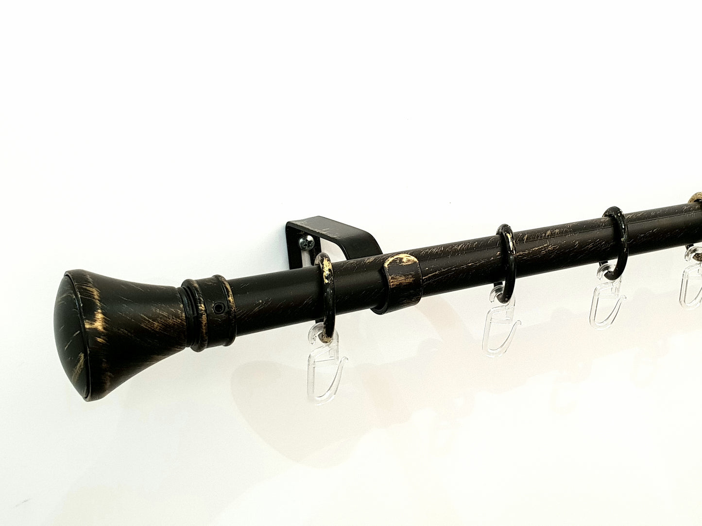 Kit galerie extensibilă Tiara Argintiu satin 120-220 cm