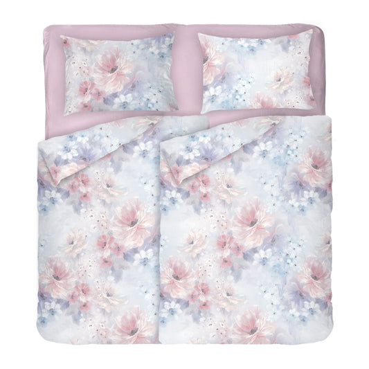 Lenjerie de pat ANNABELLE 100% bumbac ranforce 5 piese