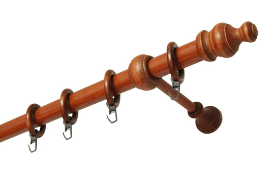 APOLLO WOODEN GALLERY KIT 28MM Walnut 140 cm