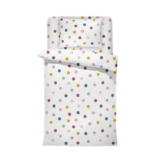 Lenjerie de pat pentru bebelusi JOY 100% bumbac ranforce 3 piese