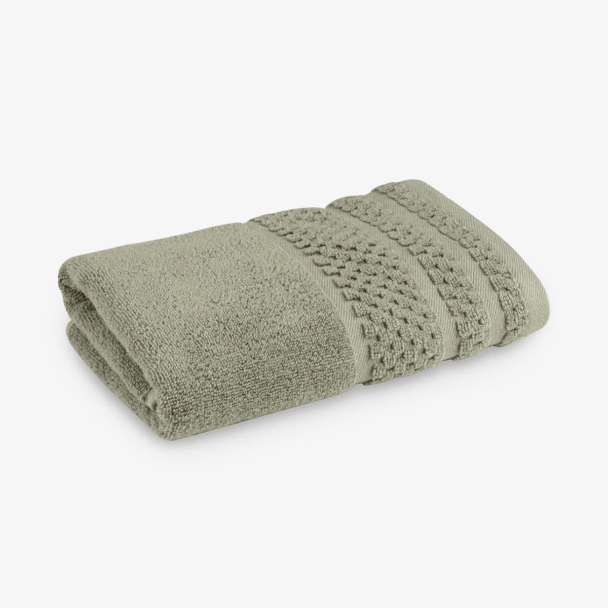 Prosop de baie BAMBOO verde prafuit 50/80 cm 50% bambus 50% bumbac
