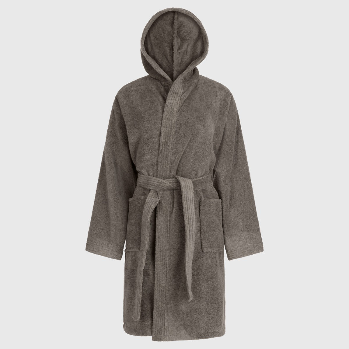 Halat de baie BAMBOO gri-maroniu L/XL 50% micro bumbac 50% bambus