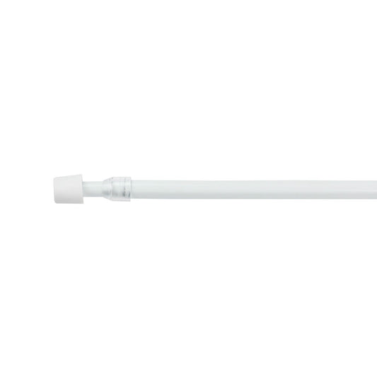 EASY white curtain rod, extendable 80-120 cm