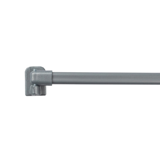ECO silver curtain rod, extendable (4 pcs.)
