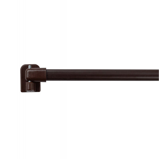 ECO brown curtain rod, extendable (4 pcs.)