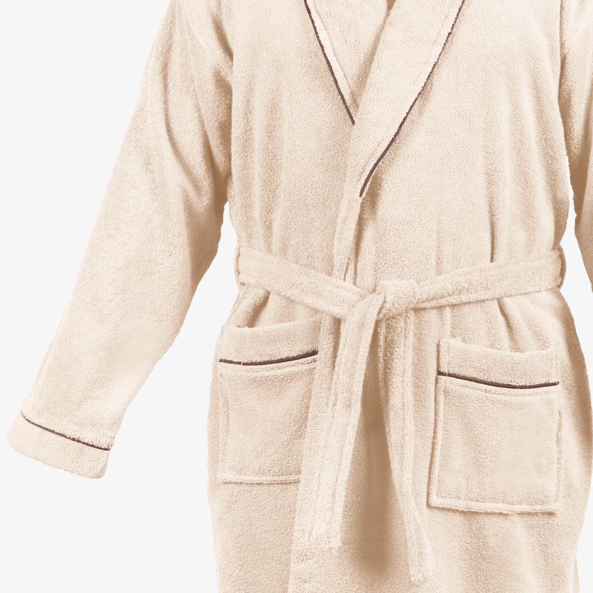Halat de baie calitativ HAVANA ecru L/XL 100% bumbac