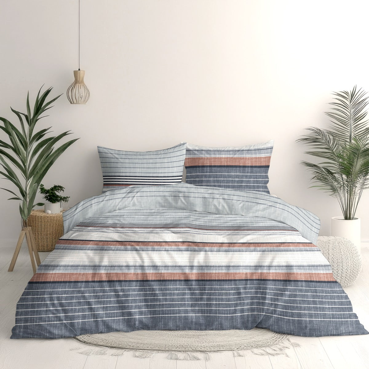 Lenjeria de pat CABO 100% Bumbac Ranforce 3 piese