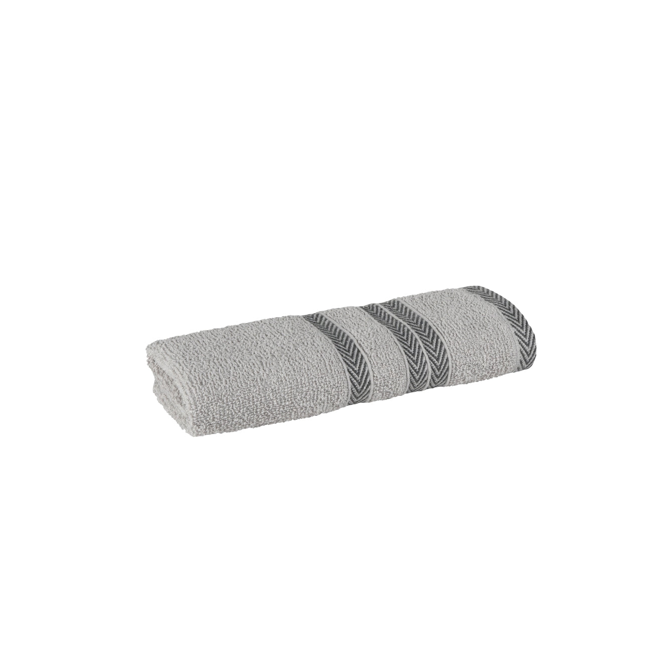 Bath towel CRYSTAL LIGHT GREY 30/50 cm 100% cotton