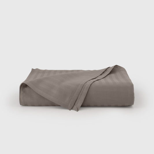 Striped bed sheet SEVILLA LUX DARK GREY 240/260 cm