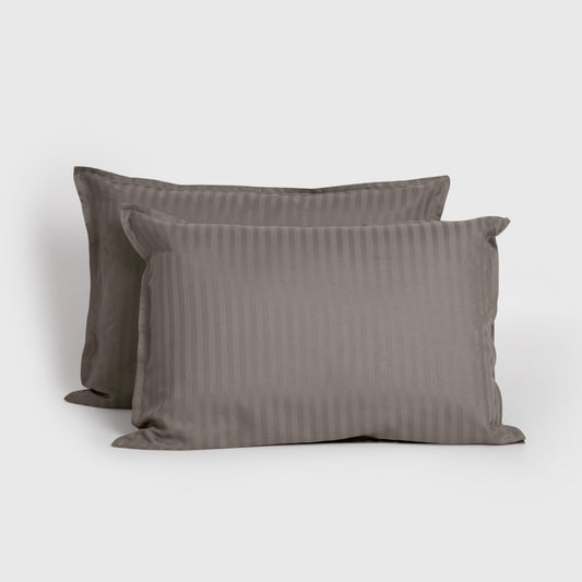 Set fete de perna SEVILLA LUX GRI INCHIS 50/70 cm 100% bumbac satinat