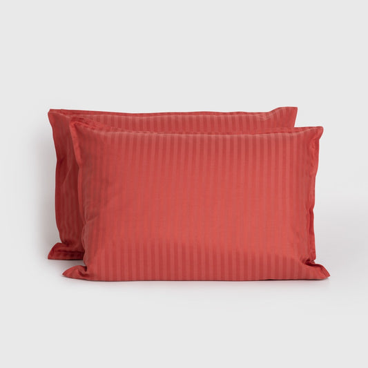 Set fete de perna SEVILLA LUX ROSU 50/70 cm 100% bumbac satinat