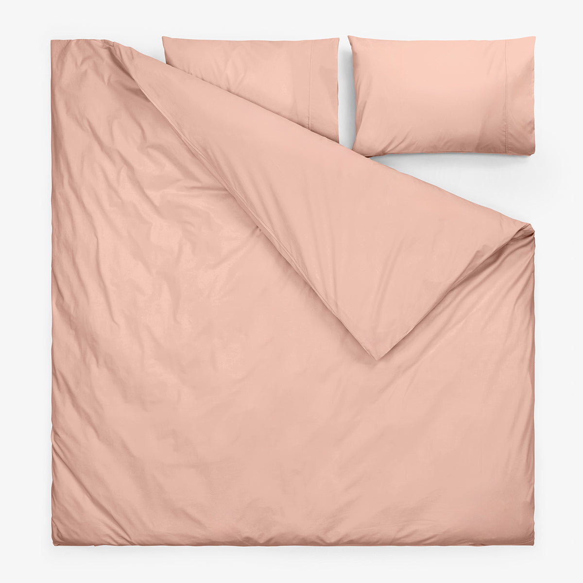 Lenjerie de pat fara cearsaf de pat PIERSICA PERCALE 3 piese