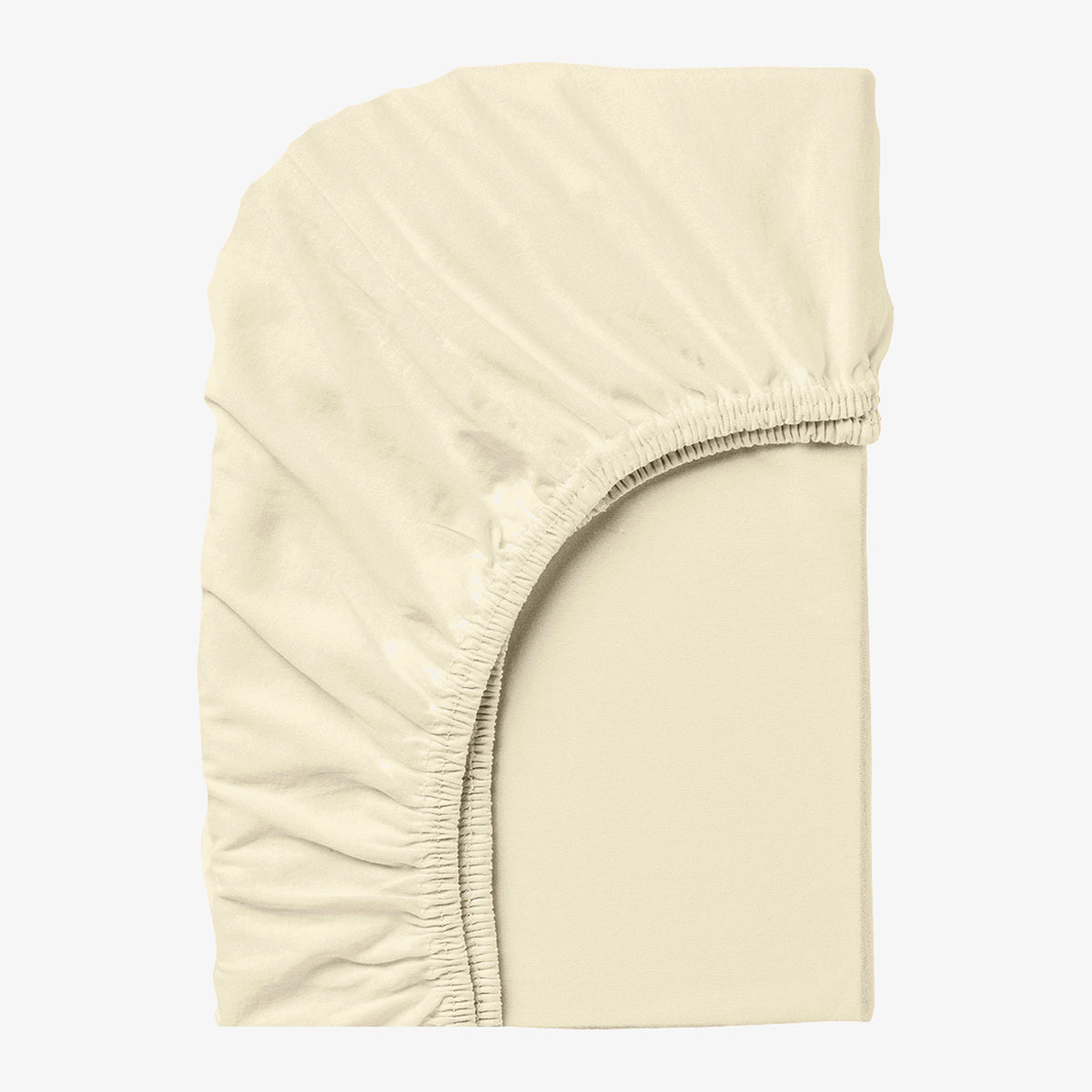 Cearsaf de pat cu elastic ECRU NOU  120/200/25 cm 100% bumbac ranforce