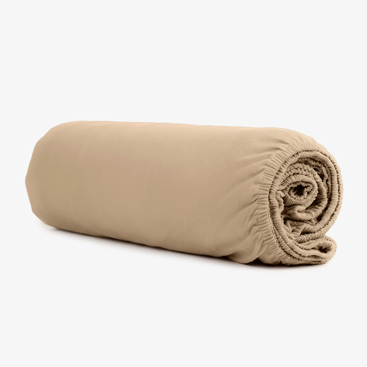 Cearsaf de pat cu elastic CAPPUCCINO 100/200/25 cm 100% bumbac ranforce
