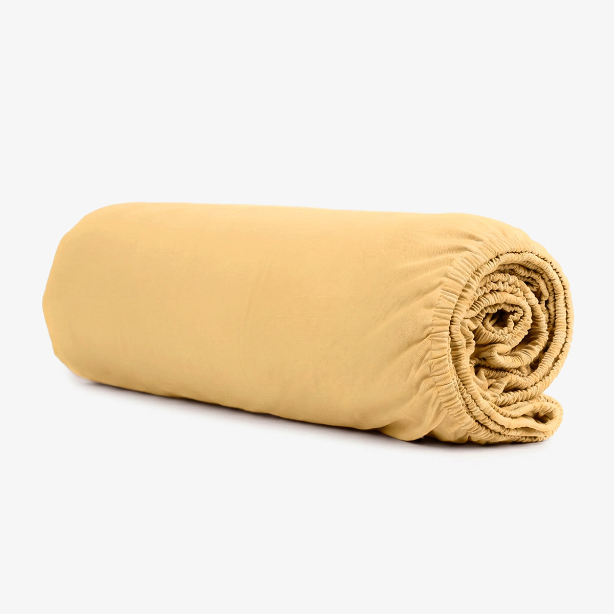 Cearsaf de pat cu elastic OCRU 160/200/25 cm 100% bumbac ranforce