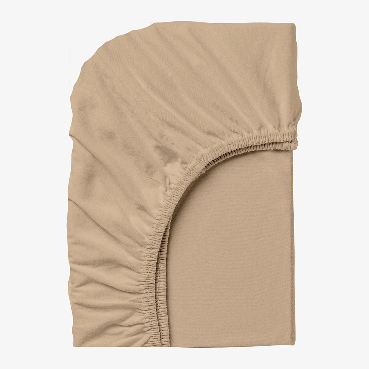 Cearsaf de pat cu elastic CAPPUCCINO 120/200/25 cm 100% bumbac ranforce