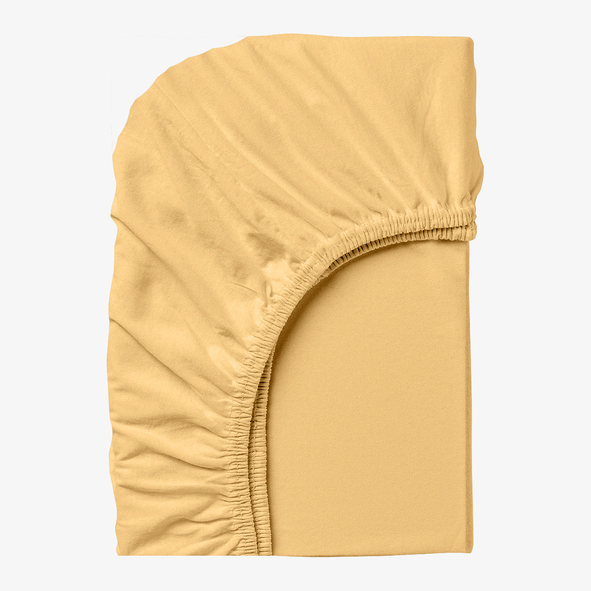 Cearsaf de pat cu elastic OCRU 200/200/25 cm 100% bumbac ranforce