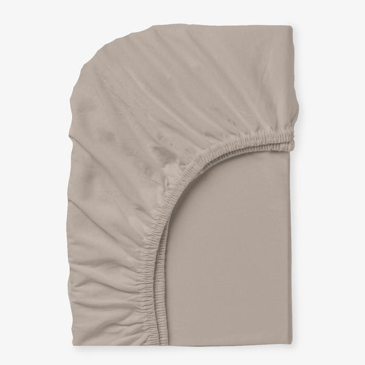 Cearsaf de pat cu elastic GRI NOU 120/200/25 cm 100% bumbac ranforce