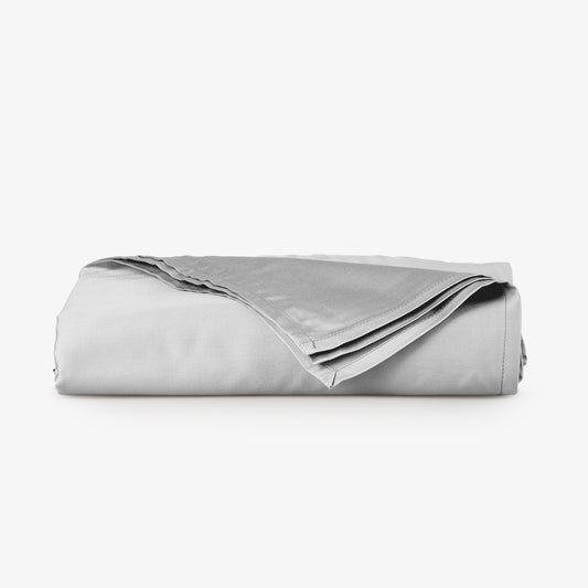 Cearsaf de pat normal SATEEN SILVERY 240/260 cm 100% bumbac satinat