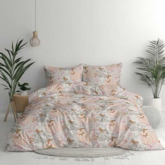 Lenjeria de pat FLORANCE 100% Bumbac Ranforce 3 piese