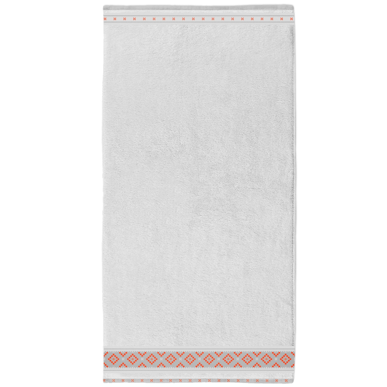 Prosop de baie FOLKLORE GRI 100% micro bumbac 70/140 cm