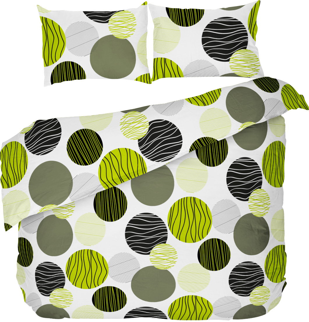 Lenjerie de pat FRESH fara cearsaf de pat  100% bumbac ranforce 3 piese