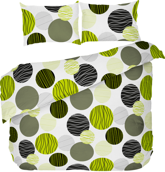 Lenjerie de pat FRESH fara cearsaf de pat  100% bumbac ranforce 3 piese