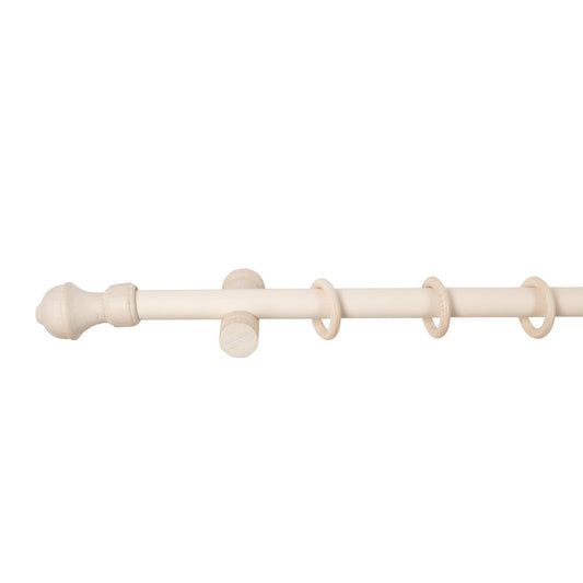Galerie simpla lemn masiv Ares, consola moderna, nuanta alb-antic, 280 cm - KIT COMPLET