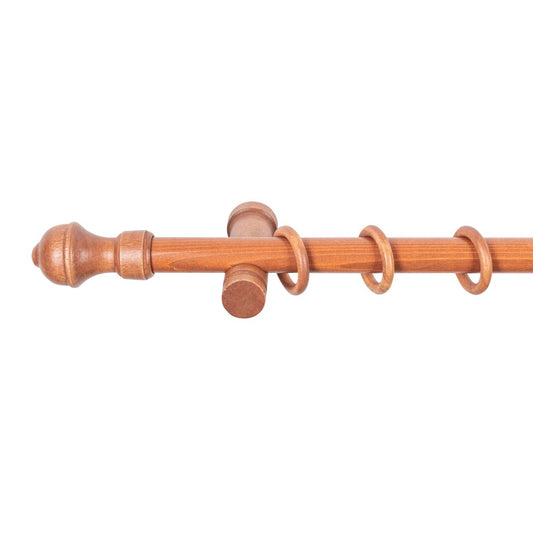 Galerie simpla lemn masiv Ares, consola moderna, nuanta cires, 400 cm - KIT COMPLET
