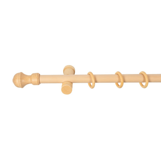 Galerie simpla lemn masiv Ares, consola moderna, nuanta natur, 240 cm - KIT COMPLET