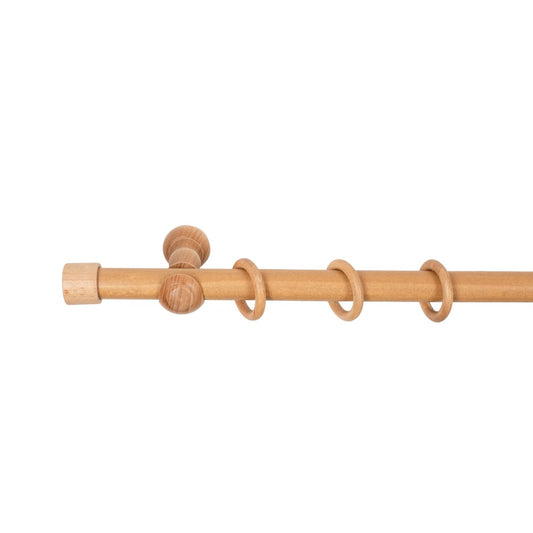 Galerie simpla lemn masiv Cafiro, consola clasica, nuanta stejar, 160 cm - KIT COMPLET