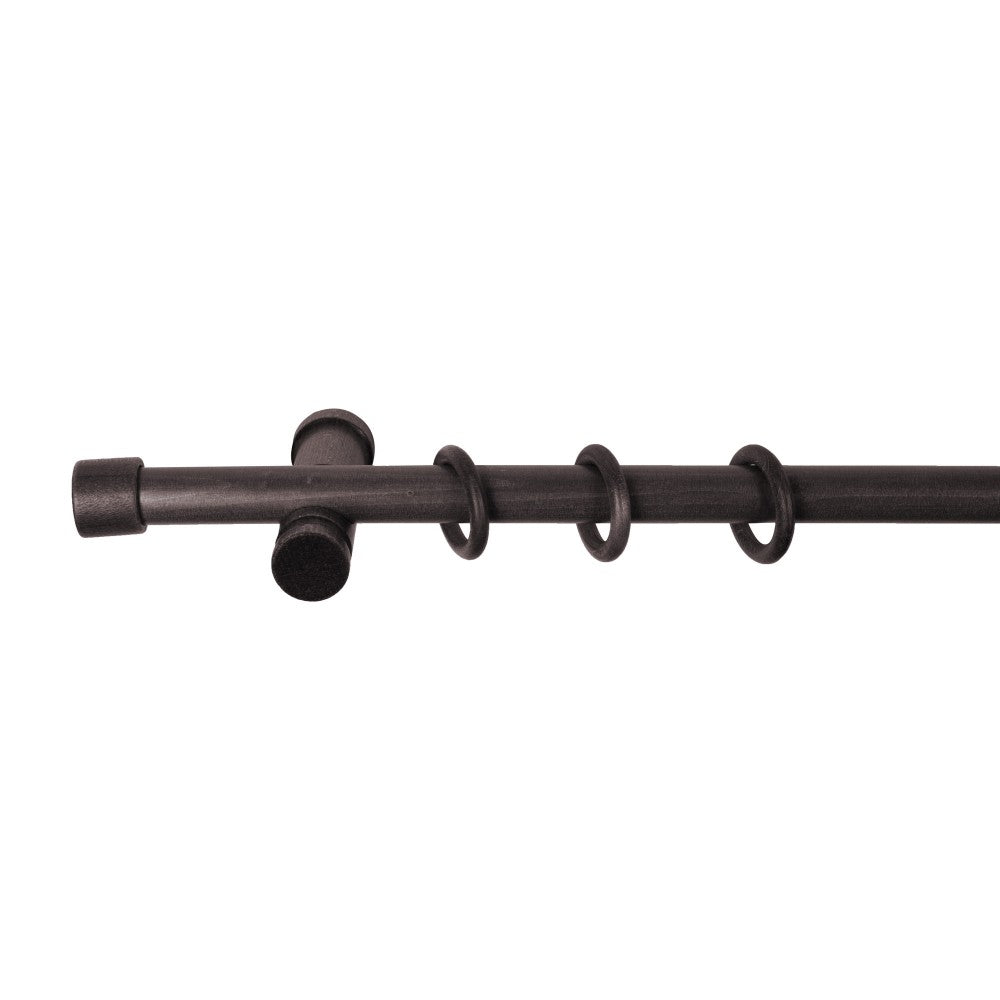 Galerie simpla lemn masiv Cafiro, consola moderna, nuanta wenge, 220 cm - KIT COMPLET