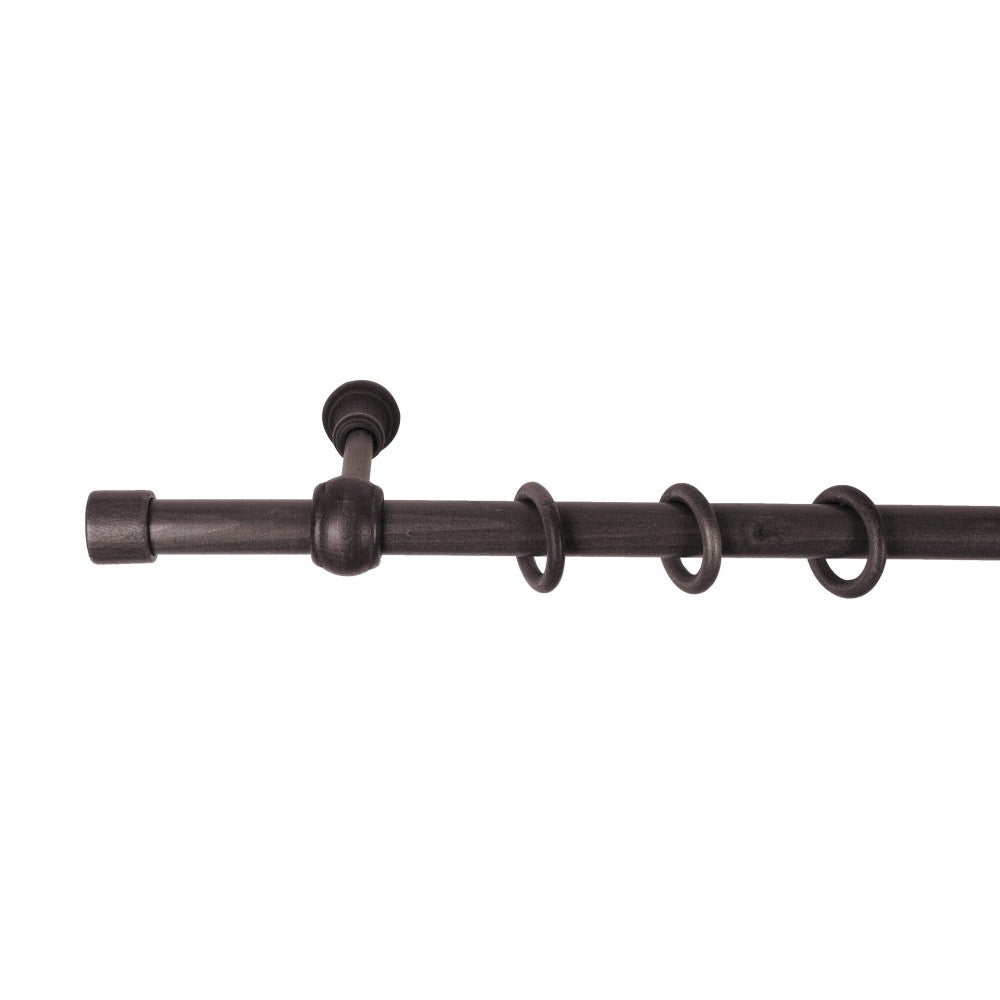 Galerie simpla lemn masiv Cafiro, consola standard, nuanta wenge, 160 cm - KIT COMPLET