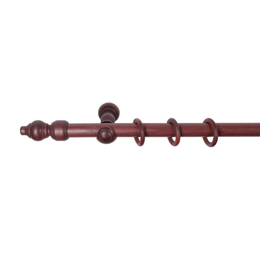 Galerie simpla lemn masiv Filigrano, consola clasica, nuanta mahon, 220 cm - KIT COMPLET