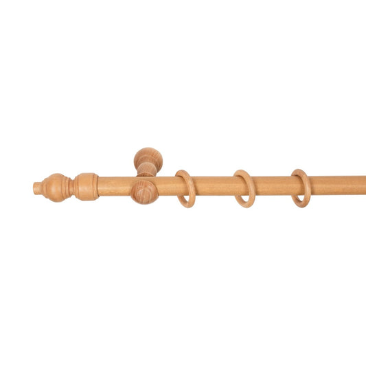 Galerie simpla lemn masiv Filigrano, consola clasica, nuanta stejar, 240 cm - KIT COMPLET