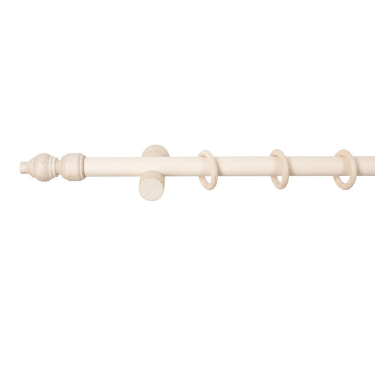 Galerie simpla lemn masiv Filigrano, consola moderna, nuanta alb-antic, 260 cm - KIT COMPLET