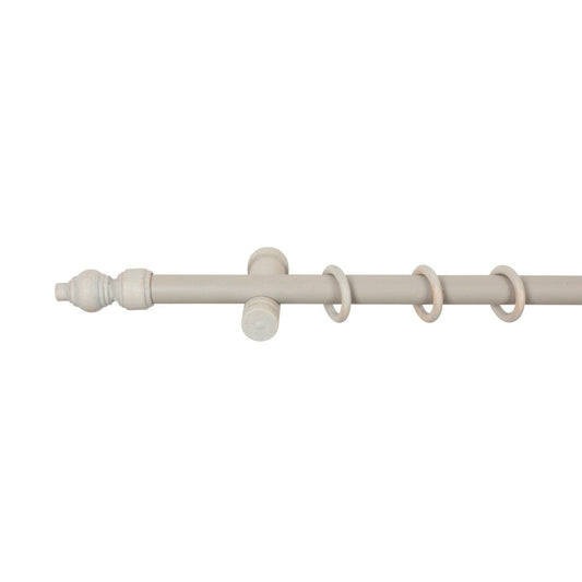 Galerie simpla lemn masiv Filigrano, consola moderna, nuanta gri-antic, 360 cm - KIT COMPLET