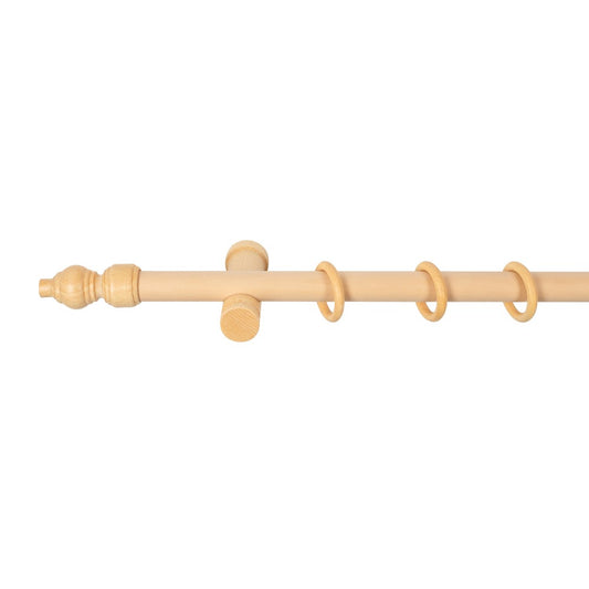Galerie simpla lemn masiv Filigrano, consola moderna, nuanta natur, 300 cm - KIT COMPLET