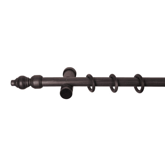 Galerie simpla lemn masiv Filigrano, consola moderna, nuanta wenge, 240 cm - KIT COMPLET