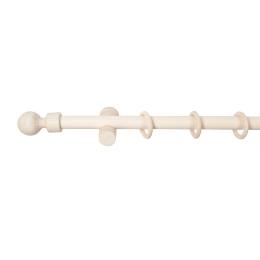 Galerie simpla lemn masiv Giro, consola moderna, nuanta alb-antic, 320 cm - KIT COMPLET